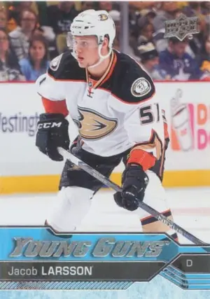 2016-17 UPPER DECK - JACOB LARSSON #495 YOUNG GUNS