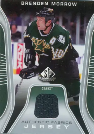 2006-07 SP GAME USED - BRENDEN MORROW #AF-BM AUTHENTIC FABRICS JERSEY