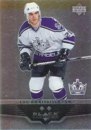 2005-06 BLACK DIAMOND - LUC ROBITAILLE #99 DOUBLE DIAMOND
