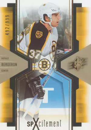 2006-07 SPX - PATRICE BERGERON #X8 SPXCITEMENT 492/999