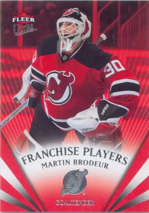 2008-09 FLEER ULTRA - MARTIN BRODEUR #FP6 FRANCHISE PLAYERS