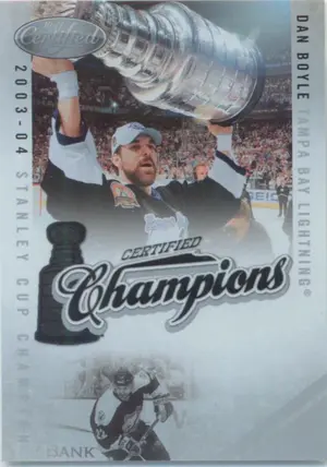 2010-11 CERTIFIED - DAN BOYLE #11 CERTIFIED CHAMPIONS 444/500