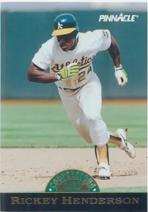 1993 Pinnacle - Rickey Henderson #7 Cooperstown Card Box Set