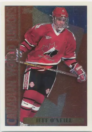 1994-95 TOPPS - JEFF O'NEILL #20CJ CANADIAN WORLD JUNIORS