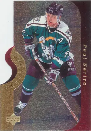 1996-97 UPPER DECK - PAUL KARIYA #SS1B SUPERSTAR SHOWDOWN