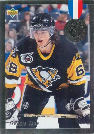 1992-93 UPPER DECK - JAROMIR JAGR #E14 EURO STARS