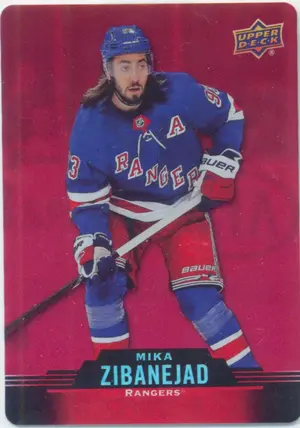 2020-21 TIM HORTONS - MIKA ZIBANEJAD #DC-48 RED DIE CUTS