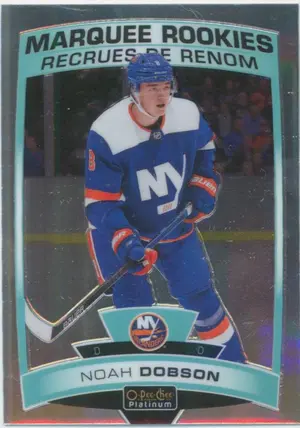 2019-20 O-PEE-CHEE PLATINUM - NOAH DOBSON #165 MARQUEE ROOKIES