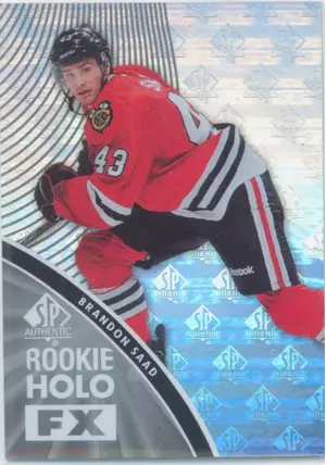 2011-12 SP AUTHENTIC - BRANDON SAAD #RFX4 ROOKIE HOLOVIEW FX