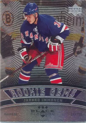2006-07 BLACK DIAMOND - JARKKO IMMONEN #152 ROOKIE GEMS TRIPLE DIAMOND