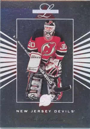 1994-95 LEAF - MARTIN BRODEUR #13 LEAF LIMITED INSERTS