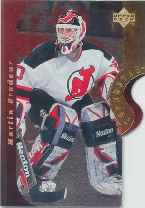 1996-97 UPPER DECK - MARTIN BRODEUR #SS12A SUPERSTAR SHOWDOWN