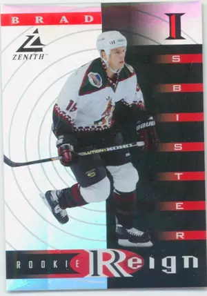 1997-98 ZENITH - BRAD ISBISTER #7 ROOKIE REIGN