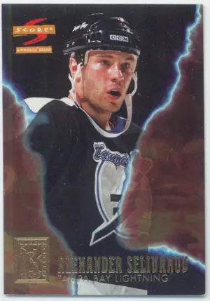 1996-97 SCORE - ALEXANDER SELIVANOV #10 SUPERSTITIOUS 13