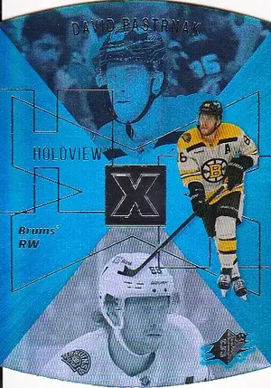 2023-24 Upper Deck 1997-98 SPx Holoview Retros SPX-23 David Pastrnak