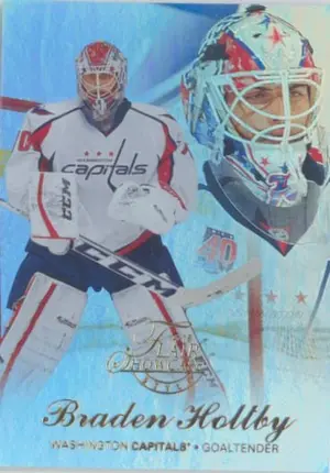 2014-15 FLEER SHOWCASE - BRADEN HOLTBY #2 FLAIR SHOWCASE