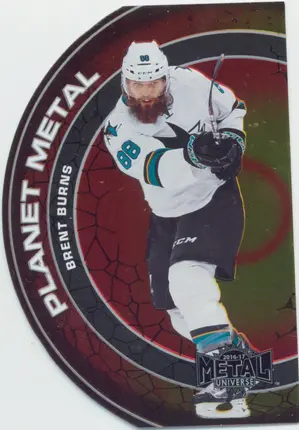 2016-17 FLEER SHOWCASE - BRENT BURNS #PM12 PLANET METAL