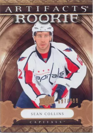 2009-10 ARTIFACTS - SEAN COLLINS #168 ROOKIE 697/999