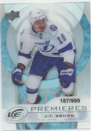 2012-13 ICE - J.T. BROWN #30 PREMIERES 187/999