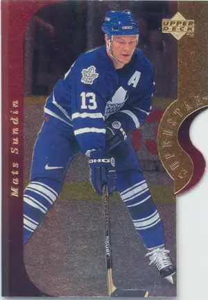 1996-97 UPPER DECK - MATS SUNDIN #SS23A SUPERSTAR SHOWDOWN