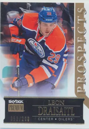 2014-15 SHOWCASE - LEON DRAISAITL #44 SKYBOX PREMIUM 53/299