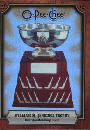 2008-09 O-PEE-CHEE - WILLIAM M. JENNINGS TROPHY #AWD-HO TROPHIES