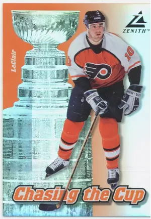 1997-98 ZENITH - JOHN LeCLAIR #8 CHASING THE CUP