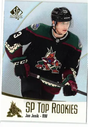 2021-22 UD SP Authentic Top Rookies Jan Jenik