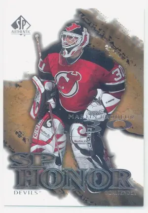 2000-01 SP AUTHENTIC - MARTIN BRODEUR #SP4 SP HONOR