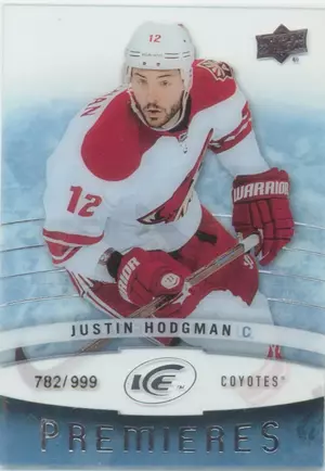2014-15 ICE - JUSTIN HODGMAN #91 PREMIERES 782/999