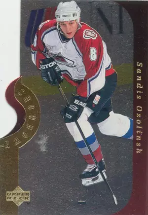 1996-97 UPPER DECK - SANDIS OZOLINSH #SS20B SUPERSTAR SHOWDOWN