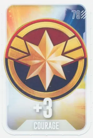 2024 Loblaws/Marvel: Go on a Mission in the Loblaw Universe - +3 Courage (Captain Marvel) #79