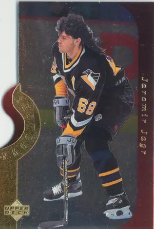 1996-97 UPPER DECK - JAROMIR JAGR #SS13B SUPERSTAR SHOWDOWN