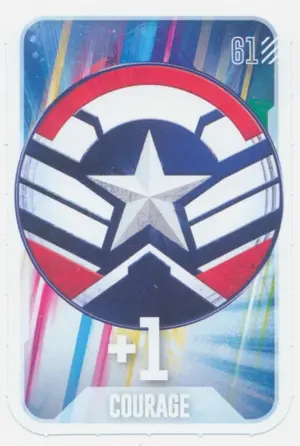 2024 Loblaws/Marvel: Go on a Mission in the Loblaw Universe - +1 Courage (Captain America) #61