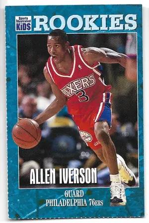 1996-98 Sports Illustrated For Kids Jumbo #57 Allen Iverson
