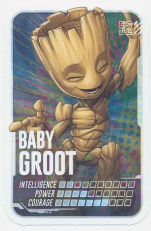 2024 Loblaws/Marvel: Go on a Mission in the Loblaw Universe - Baby Groot #52 (Foil)