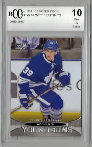 2011-12 UD Young Guns Matt Frattin BCCG