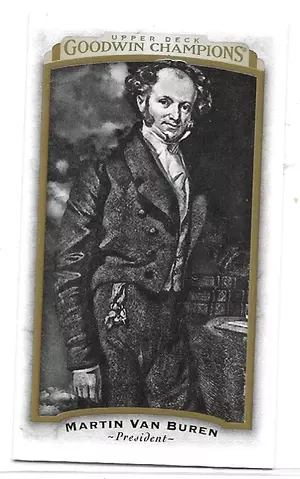 2017 Goodwin Champions Mini #8 Martin Van Buren