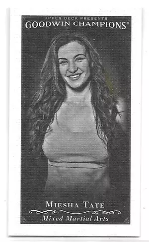 2016 Goodwin Champions Mini Canvas #126 Miesha Tate