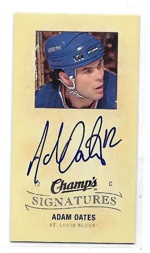 2009-10 Champ's Signatures #CS-OA Adam Oates