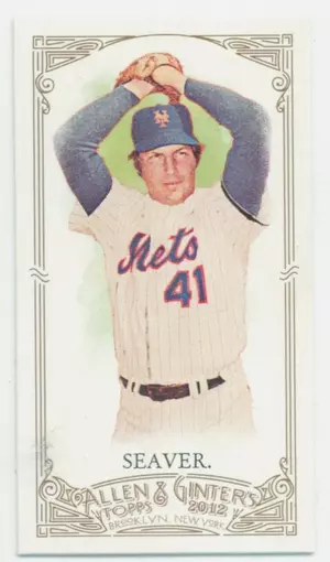 2012 Allen & Ginter - Tom Seaver Mini #163