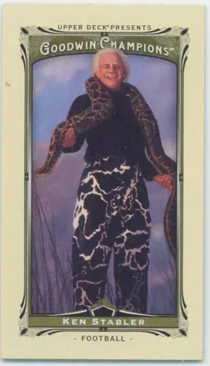 2013 Goodwin Champions - Ken Stabler Mini #105
