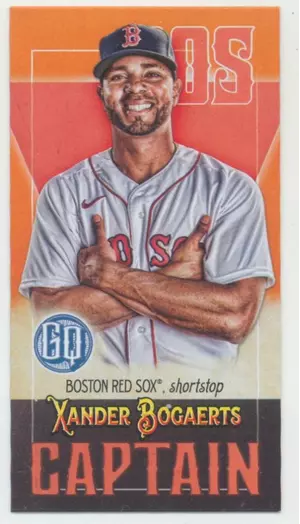 2021 Topps Gypsy Queen - Xander Bogaerts #CM-XB Captains Minis