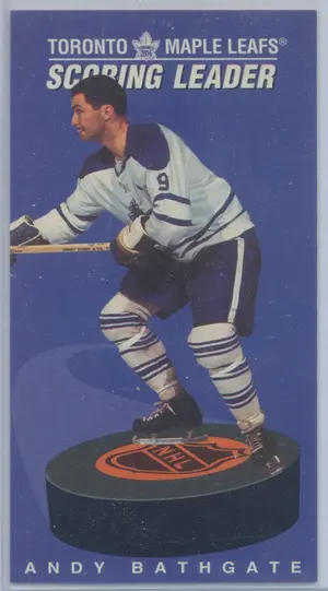 1994 PARKHURST PARKIES 1964-65 DESIGN TALL BOYS - ANDY BATHGATE #174 SCORING LEADER