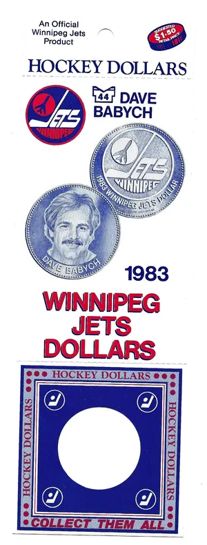 1983 Hockey Dollars Holders #H8 Dave Babych