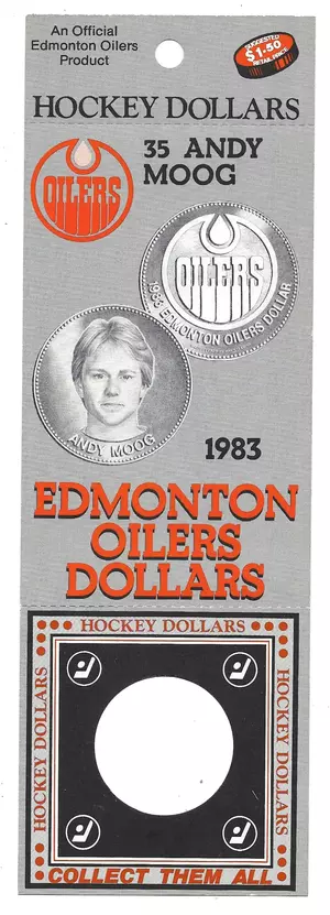 1983 Hockey Dollars Holders #H15 Andy Moog